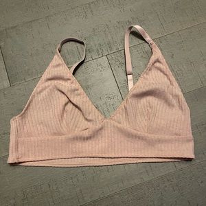 Small blush pink bralette top